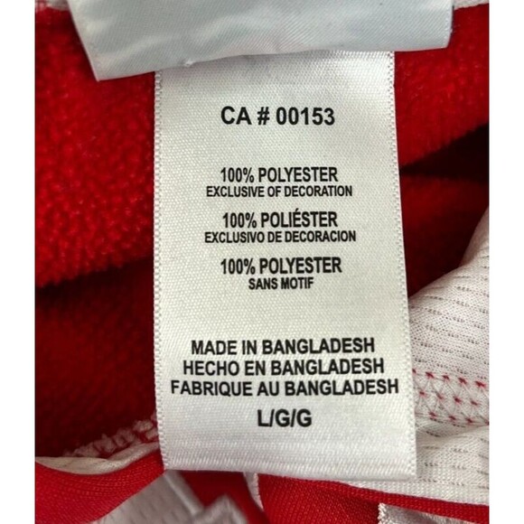 Utah Utes Hoodie Sweatshirt Champion Men's Large Pull Over Red Kangaroo Pocket - Picture 10 of 10